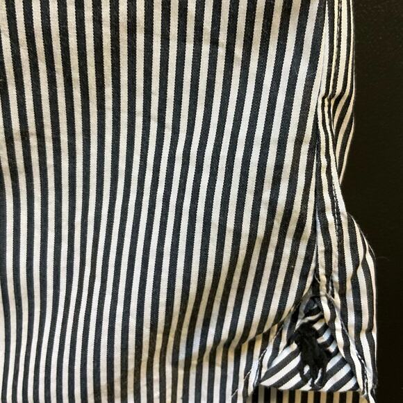 Polo Ralph Lauren Black and White Stripe Classic Fit Button Down Size 14.5 32/33 - Picture 4 of 9